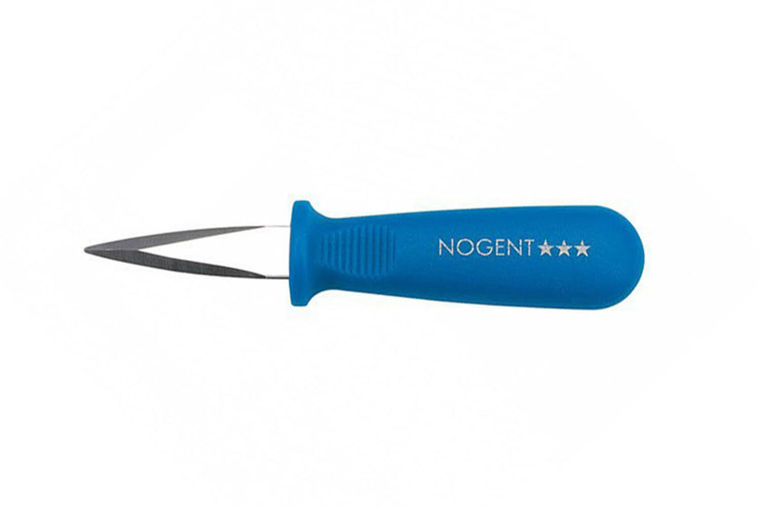 Couteau à huîtres Nogent manche bleu