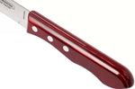 Set de 12 couteaux à steak Tramontina Jumbo lame 13cm manche rouge