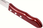 Set de 12 couteaux à steak Tramontina Jumbo lame 13cm manche rouge