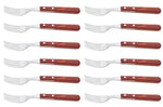 Set de 12 fourchettes Tramontina Gaucho manche rouge