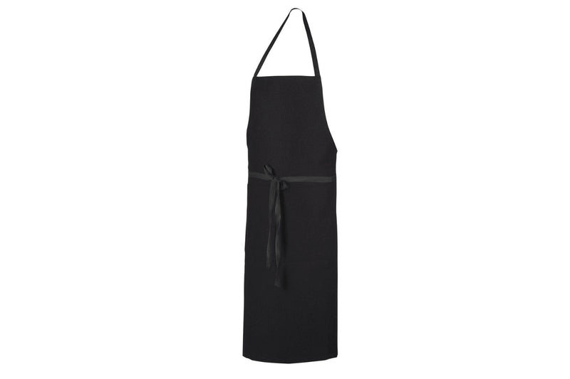 Tablier de cuisine mixte Robur Pise noir 100% coton