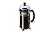 Cafetière Bodum Chambord à piston avec filtre inox - 1L 8 tasses