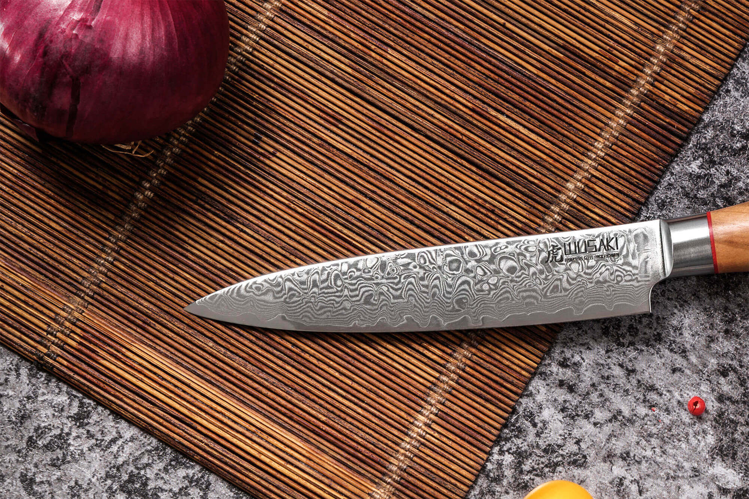 Couteau universel 12cm Wusaki Fujiko 10CR damas