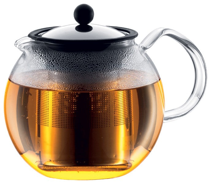 Théière Bodum Assam à piston avec filtre inox - 1L 8 tasses