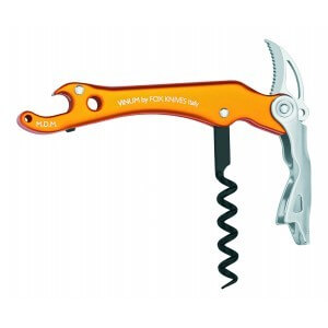 Tire bouchon VINUM Fox Knives 12cm alu anodisé orange