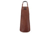 Tablier de cuisine artisanal Witloft Buffalo Collection en cuir pleine fleur - Cognac
