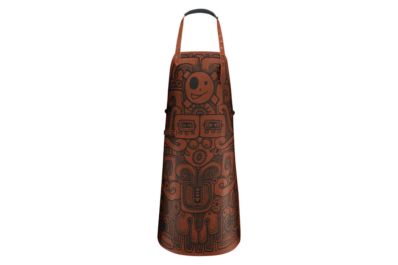 Tablier de cuisine artisanal en cuir Witloft Barbacoa édition limitée