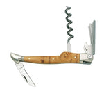 Tire bouchon Laguiole Arbalète G. David 3 pièces manche 12cm genévrier inox