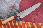 Couteau de chef japonais artisanal Tsunehisa Aogami Super martelé 21cm