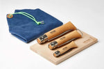 Kit 3 couteaux multifonctions Nomade Opinel acier inox manche hêtre