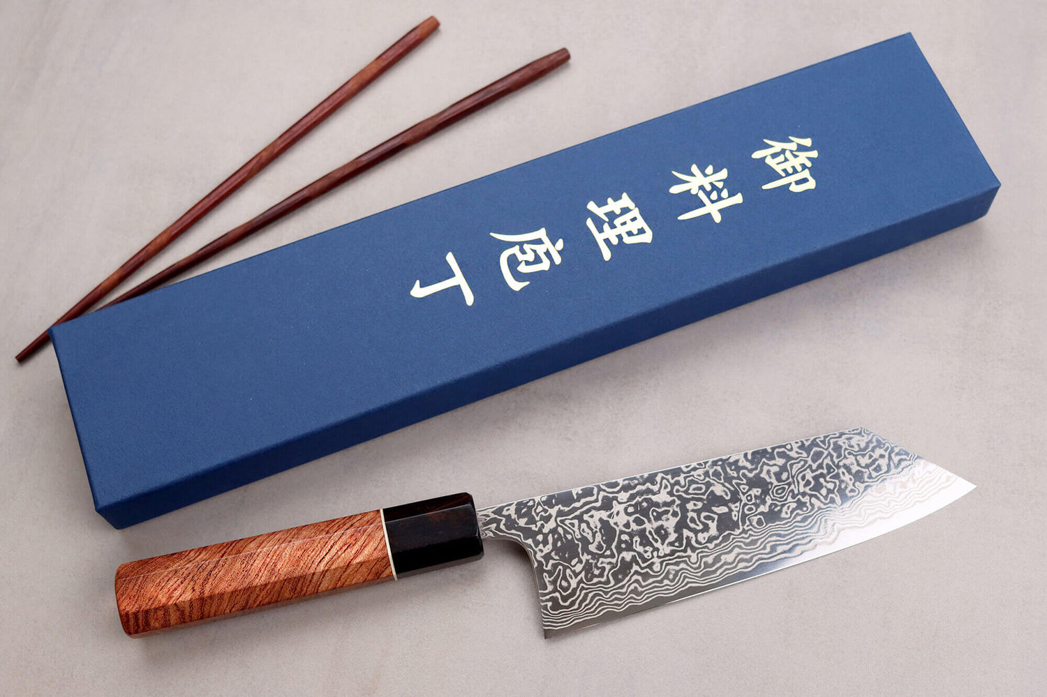Couteau bunka 16,5cm japonais artisanal Masashi Yamamoto SLD damas