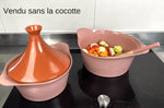 Couvercle tajine Cookut en céramique pour L'Incroyable cocotte 28cm + livret de recettes