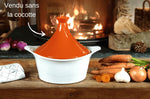 Couvercle tajine Cookut en céramique pour L'Incroyable cocotte 28cm + livret de recettes