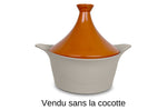 Couvercle tajine Cookut en céramique pour L'Incroyable cocotte 28cm + livret de recettes