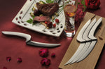 4 couteaux à steak Meeting Deglon gigogne : Joyaux de la coutellerie