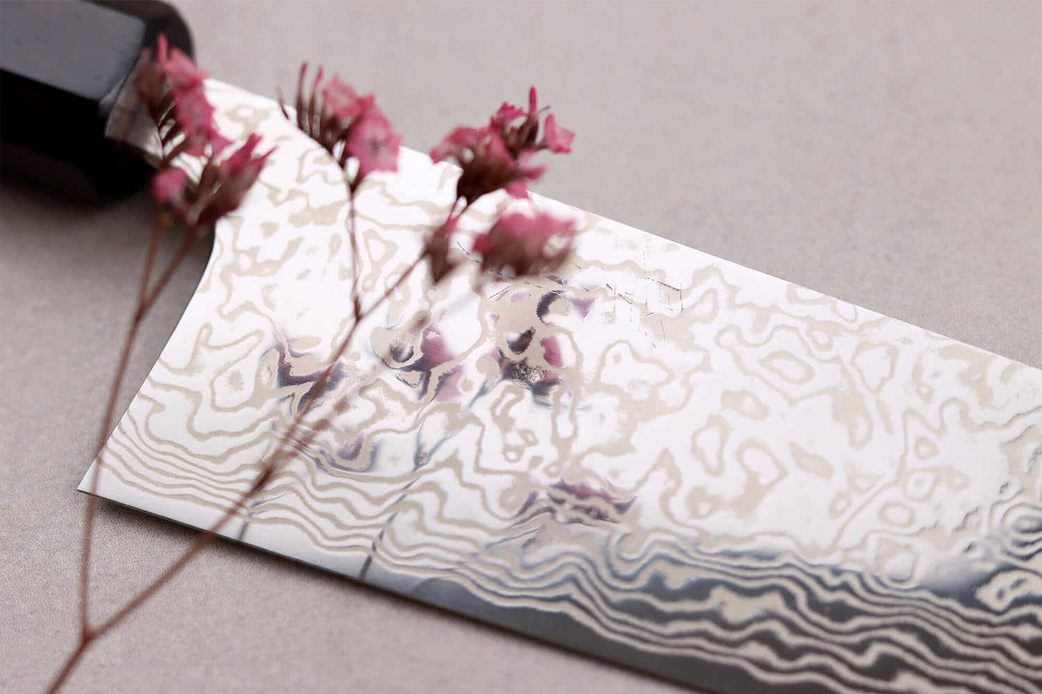 Couteau nakiri 16,5cm japonais artisanal Masashi Yamamoto SLD damas