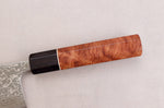 Couteau nakiri 16,5cm japonais artisanal Masashi Yamamoto SLD damas