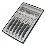 Coffret 6 fourchettes de table Laguiole Postiche Gris