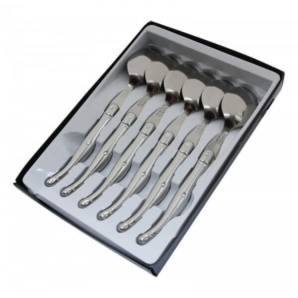 Coffret 6 cuillères à soupe Laguiole Tribloc