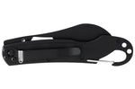 Couteau pliant LUG SP2TOB noir et orange manche G10 et acier 11,6cm avec mousqueton