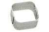 Mini moule perforé carré Mallard Ferrière pour petits fours en inox