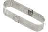 Mini moule perforé oblong Mallard Ferrière en inox