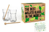 Coffret cadeau 2 verres à mojito Cookut Mojo + pilons mélangeur + livre de recettes