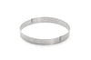 Cercle à entremets extensible De Buyer en inox hauteur 3cm - 18 à 36cm