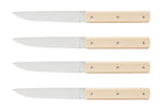 Coffret de 4 couteaux de table faits main Perceval 888 façon ivoire