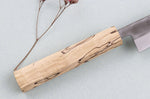 Couteau universel japonais artisanal Wusaki Nakata Erable BS2 13,5cm manche érable
