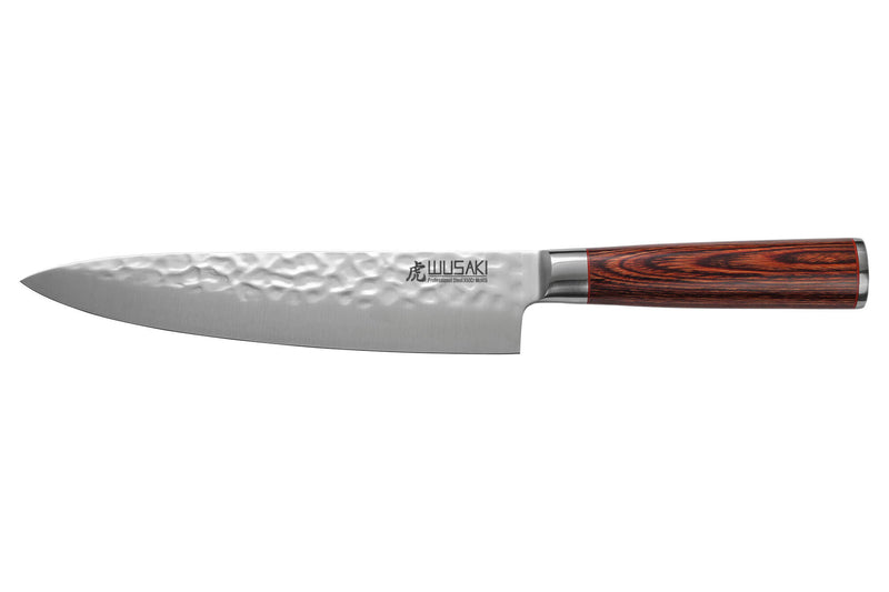 Couteau de chef Wusaki Pakka X50 20cm manche pakkawood