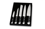 Coffret 5 couteaux Güde Alpha en acier forgé