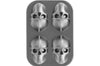 Moules à glaçons Westmark Mr.Skully en silicone avec couvercle