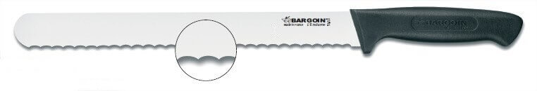 Couteau à génoise lame dentelée Bargoin - 28cm