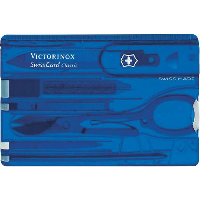 Carte SwissCard Victorinox 7 pièces bleue
