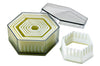 Set de 9 découpoirs professionnels hexagonaux cannelés polyglass