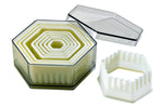 Set de 9 découpoirs professionnels hexagonaux cannelés polyglass