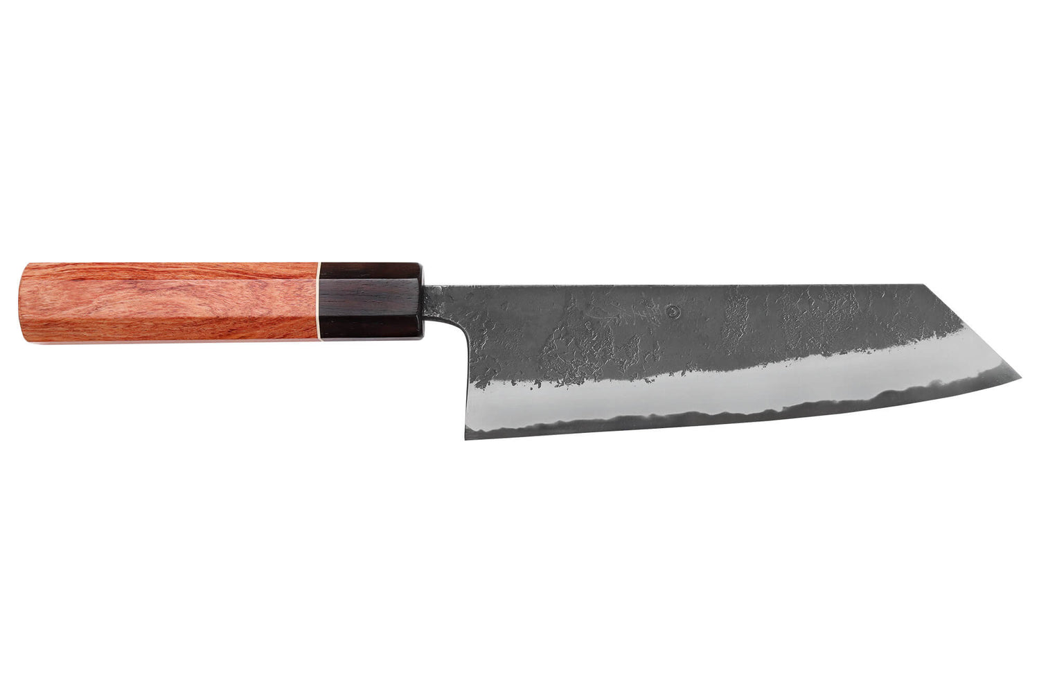 Couteau kiritsuke 18cm japonais artisanal Masashi Yamamoto BS1 Black Nashiji