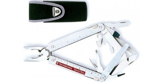 Pince Swisstool Victorinox 12 pièces lame ondulée + étui nylon