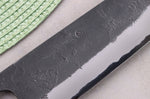 Couteau gyuto 18cm japonais artisanal Masashi Yamamoto BS1 Black Nashiji