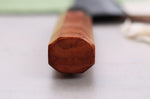 Couteau gyuto 18cm japonais artisanal Masashi Yamamoto BS1 Black Nashiji