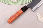 Couteau kiritsuke 18cm japonais artisanal Masashi Yamamoto BS1 Black Nashiji