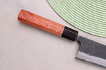 Couteau kiritsuke 21cm japonais artisanal Masashi Yamamoto BS1 Black Nashiji