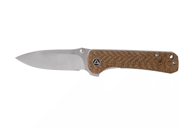 Couteau pliant QSP Hawk 131G manche en micarta marron 10,5cm