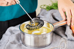 Fouet de cuisine plat à spirale Rösle en silicone et acier inoxydable