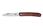 Couteau pliant artisanal Salamandra manche cocobolo 10cm + étui