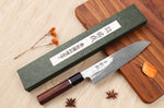 Couteau santoku 19,5cm japonais artisanal Sukenari SG2 damas
