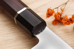 Couteau santoku 19,5cm japonais artisanal Sukenari SG2 damas