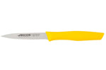 Couteau d'office Arcos Nova lame dentée en acier Nitrum manche jaune 10cm