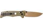 Couteau pliant Benchmade Mini Adamas 273FE-2 manche G10 kaki 11cm